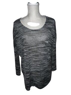 Olive & Oak Multicolor Knit Semi-Sheer Sweater Size XL Pullover